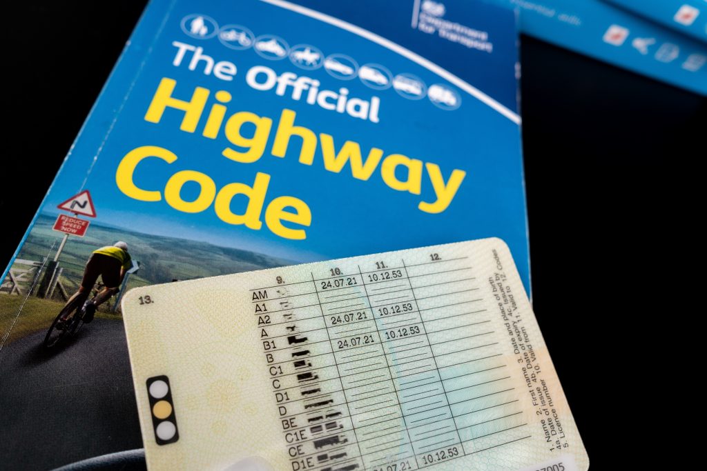 DVSA approved driving license 